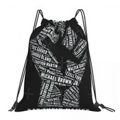 A fekete életek számítanak, mondják ki a nevüket Zsinórral Táskák Hátizsákok Hátizsákok Utazótáskák Gyermektáska Gyerektáska Szövettáska