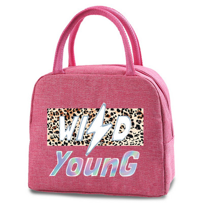 Γυναικεία τσάντα μεσημεριανού γεύματος θερμομονωμένη φορητή θήκη πικνίκ Ταξίδι σε εξωτερικούς χώρους Τσάντες μεσημεριανού γεύματος Κουτί αποθήκευσης τροφίμων Tote Θήκη μεσημεριανού γεύματος για το παιδί