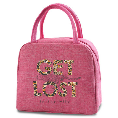 Γυναικεία τσάντα μεσημεριανού γεύματος θερμομονωμένη φορητή θήκη πικνίκ Ταξίδι σε εξωτερικούς χώρους Τσάντες μεσημεριανού γεύματος Κουτί αποθήκευσης τροφίμων Tote Θήκη μεσημεριανού γεύματος για το παιδί