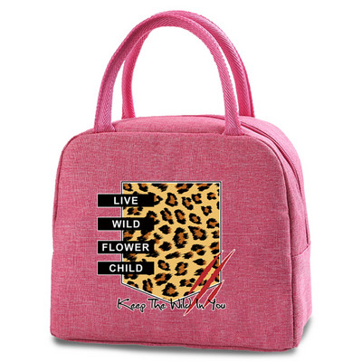 Γυναικεία τσάντα μεσημεριανού γεύματος θερμομονωμένη φορητή θήκη πικνίκ Ταξίδι σε εξωτερικούς χώρους Τσάντες μεσημεριανού γεύματος Κουτί αποθήκευσης τροφίμων Tote Θήκη μεσημεριανού γεύματος για το παιδί