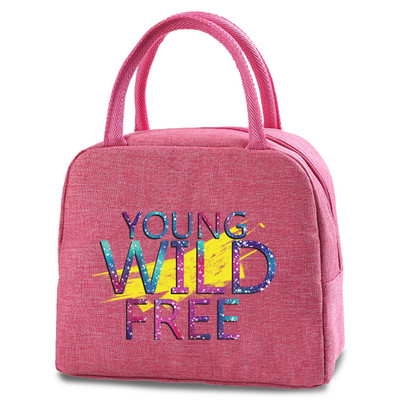 Γυναικεία τσάντα μεσημεριανού γεύματος θερμομονωμένη φορητή θήκη πικνίκ Ταξίδι σε εξωτερικούς χώρους Τσάντες μεσημεριανού γεύματος Κουτί αποθήκευσης τροφίμων Tote Θήκη μεσημεριανού γεύματος για το παιδί