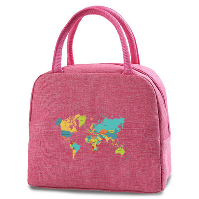 Ručna torba Torba za ručak Ženska toplinska torba s toplinskom izolacijom Kutija za ručak Paket leda Prijenosna torba Hrana Torbe za piknik za muškarce Žene Djeca Posao