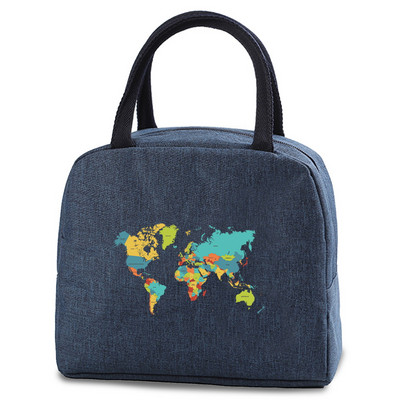 Ručna torba Torba za ručak Ženska toplinska torba s toplinskom izolacijom Kutija za ručak Paket leda Prijenosna torba Hrana Torbe za piknik za muškarce Žene Djeca Posao