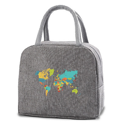 Ručna torba Torba za ručak Ženska toplinska torba s toplinskom izolacijom Kutija za ručak Paket leda Prijenosna torba Hrana Torbe za piknik za muškarce Žene Djeca Posao