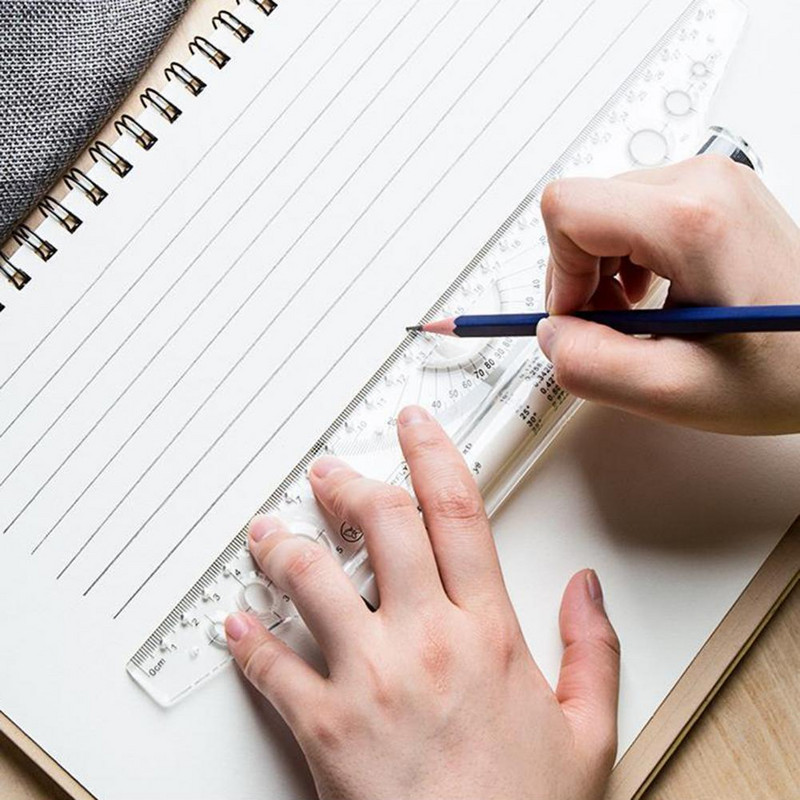 Lengva puiki matematikos piešimo lygiagreti ritininė liniuotė Nešiojama piešimo liniuotė, kurią lengva naudoti siuvimui