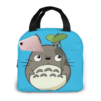 torba za ručak za žene smiješni crtani dječje bento rashladne torbe Totoro plišana toplinska kutija za doručak prijenosna piknik putovanja