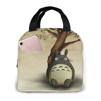torba za ručak za žene smiješni crtani dječje bento rashladne torbe Totoro plišana toplinska kutija za doručak prijenosna piknik putovanja