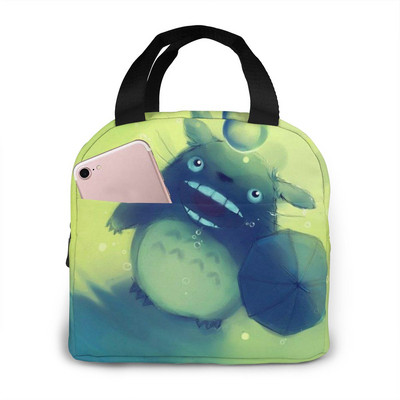 torba za ručak za žene smiješni crtani dječje bento rashladne torbe Totoro plišana toplinska kutija za doručak prijenosna piknik putovanja