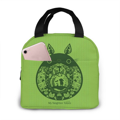 torba za ručak za žene smiješni crtani dječje bento rashladne torbe Totoro plišana toplinska kutija za doručak prijenosna piknik putovanja