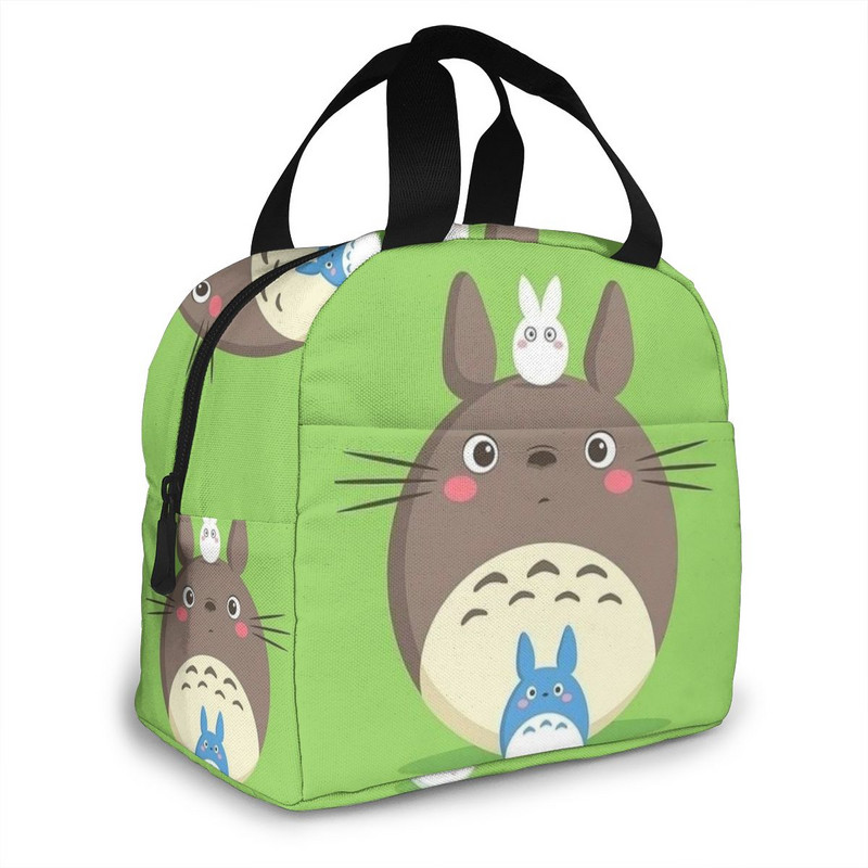 torba za ručak za žene smiješni crtani dječje bento rashladne torbe Totoro plišana toplinska kutija za doručak prijenosna piknik putovanja