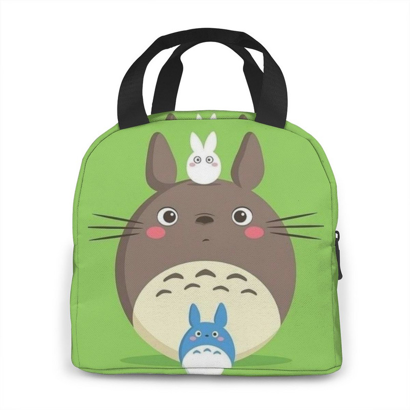 torba za ručak za žene smiješni crtani dječje bento rashladne torbe Totoro plišana toplinska kutija za doručak prijenosna piknik putovanja
