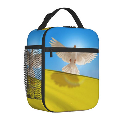 Ukraina lipuga isoleeritud lõunakotid naiste kaasaskantav lõunasöögikonteiner kooli multifunktsionaalse toidukasti jaoks