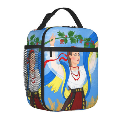 Ukraina lipuga isoleeritud lõunakotid naiste kaasaskantav lõunasöögikonteiner kooli multifunktsionaalse toidukasti jaoks