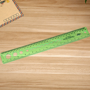 Δωρεάν αποστολή Student Flexible Ruler, Inch and Metric, 30 Cm/12 Inch, 15 Cm/6 Inch, Transparent Colors