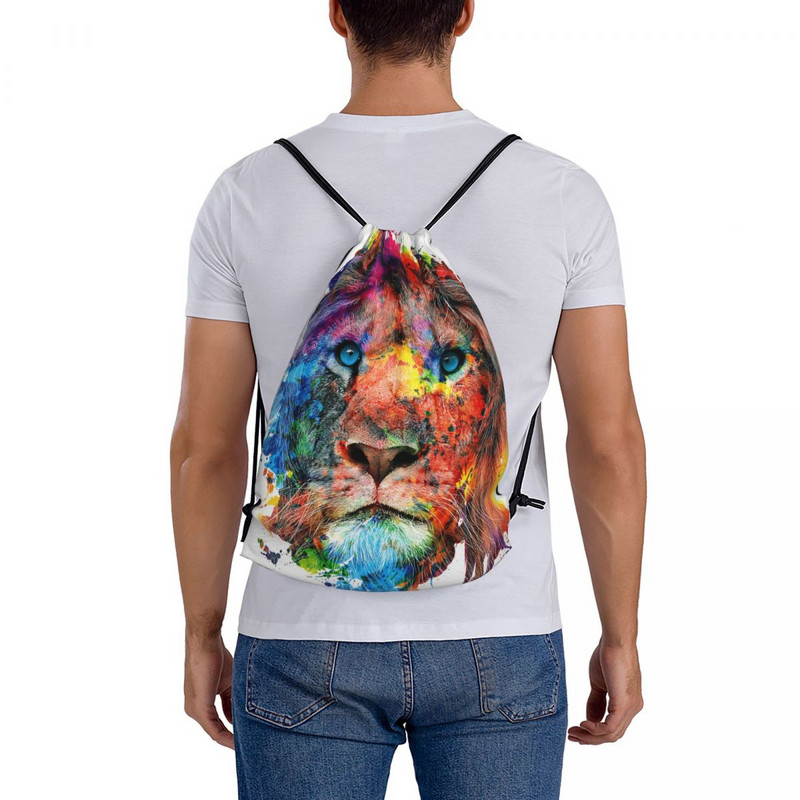 Lion 3 Torbe s uzicom Ruksaci Ruksaci Prilagođena torba Ruksak Ženska torba za cipele za djecu