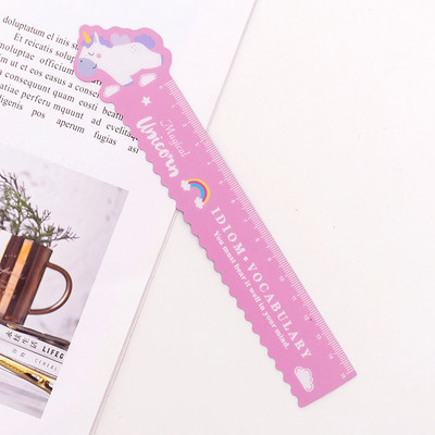 1vnt 15 cm animacinių filmų gyvūnų kūrybinių indų lanksti magnetinė liniuotė matavimo liniuotė