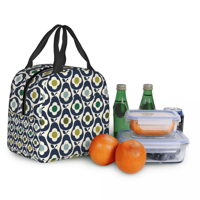 Skandinaviško stiliaus daugkartinio naudojimo pietų dėžutė moterims, nepralaidi aušintuvui, termoizoliuotam maistui izoliuota pietų krepšys biuro darbas