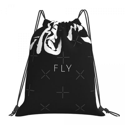 Fly Karasuno Haikyuu Echipa de volei Genți cu șnur Rucsaci Geanta Geantă din material Rucsaci pentru bărbați Rucsac cu șnur