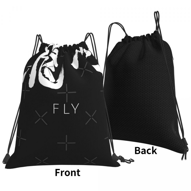Fly Karasuno Haikyuu Echipa de volei Genți cu șnur Rucsaci Geanta Geantă din material Rucsaci pentru bărbați Rucsac cu șnur