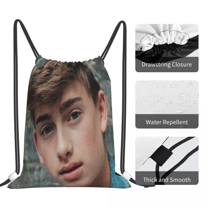 Johnny Orlando Armas näopilt Pingutusnöör Kotid Seljakotid Kotid Meeste Käekott Meeste Seljakotid Lastele