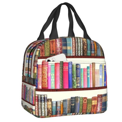 „Pride and Prejudice“ nešiojamos priešpiečių dėžutės moterims Neperšlampamos Jane Austen literatūrinės citatos terminis aušintuvas su maistu izoliuotas pietų krepšys