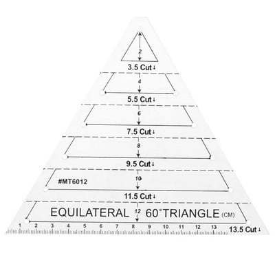 Prozirni akrilni patchwork zanatski ravnalo za prošivanje ravnala za rezanje DIY šivanje mjerni alati za crtanje Kućni ured Školski pribor