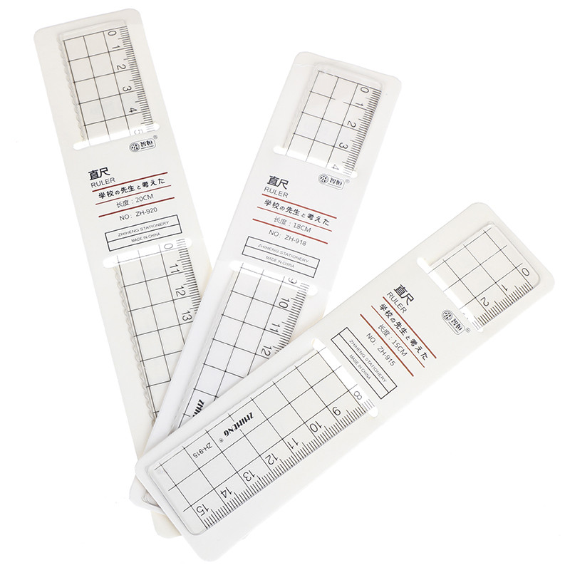 1 kom 15 cm 18 cm 20 cm prozirno jednostavno ravnalo plastično četvrtasto ravnalo slatka dopisnica za učenje Školski pribor za crtanje