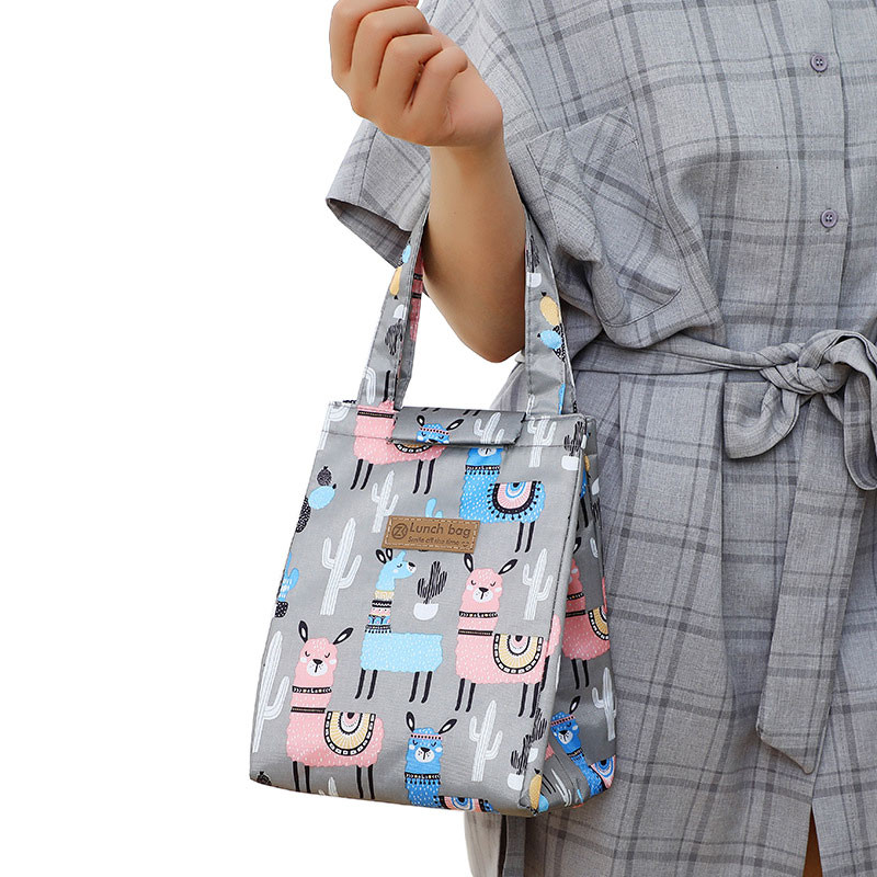 Moteriškas šaldytas aušintuvo krepšys, terminis maisto durelių darbo krepšys, vandeniui atsparus mokyklinis priešpiečių dėžė Didesnė izoliuota maišelio paruošimo pietų dėžutė