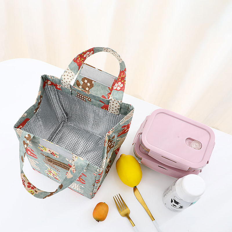 Moteriškas šaldytas aušintuvo krepšys, terminis maisto durelių darbo krepšys, vandeniui atsparus mokyklinis priešpiečių dėžė Didesnė izoliuota maišelio paruošimo pietų dėžutė