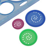 1 buc creativ pentru copii culoare bomboane student milioane flori riglă rotativă pictura desen instrument student școală birou papetărie