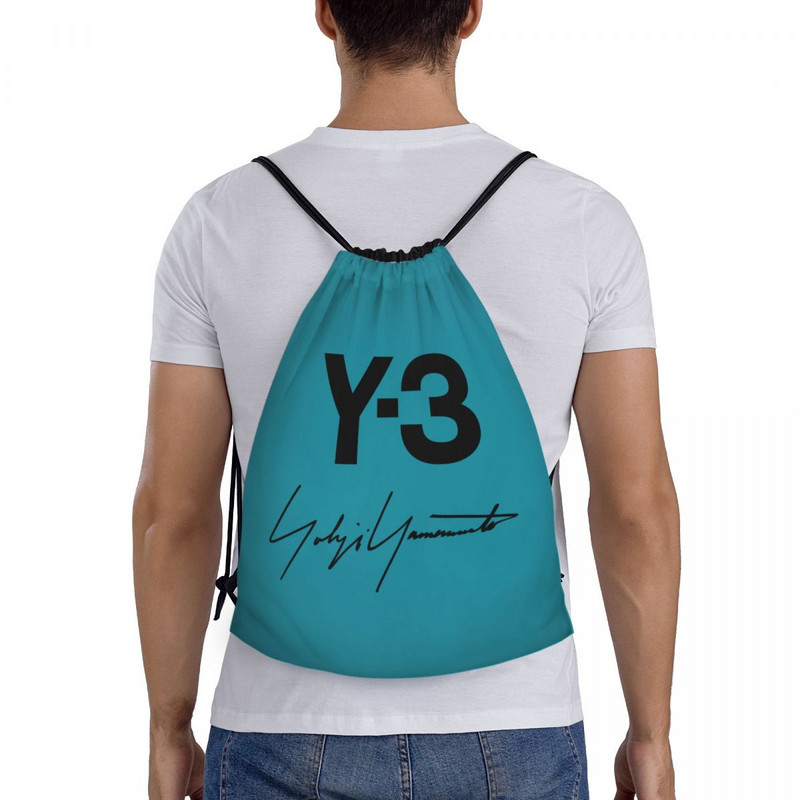 Geantă personalizată Yohji Yamamoto cu șnur pentru antrenament Rucsacuri de yoga Femei Bărbați Rucsac de sport pentru gimnastică