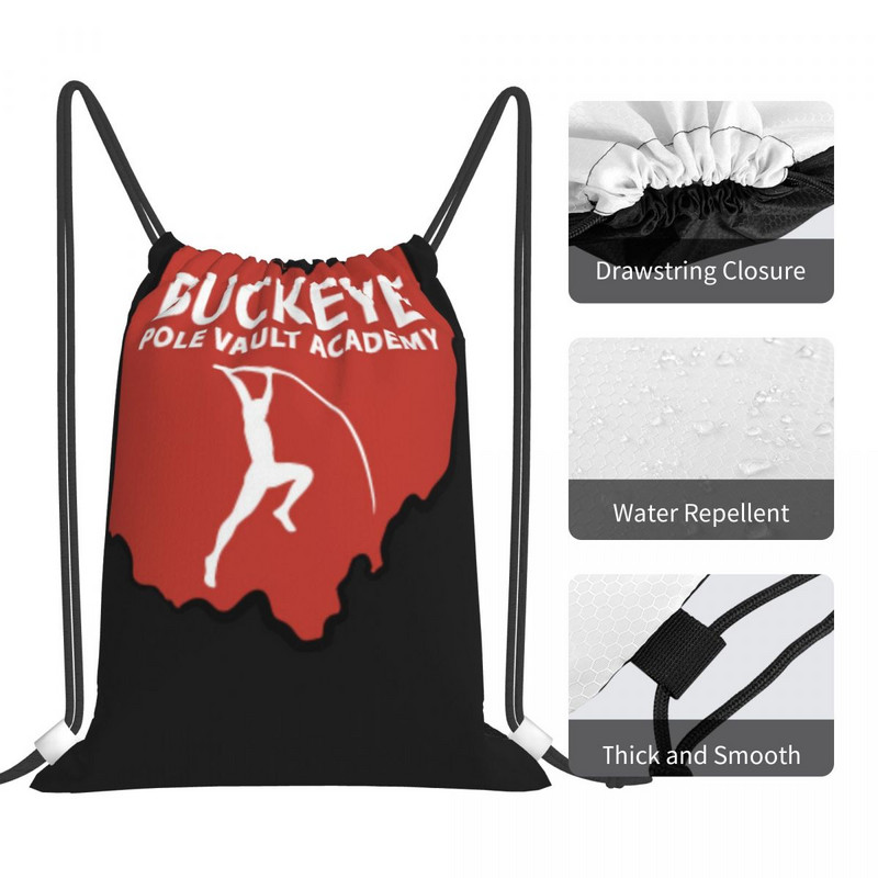 Buckeye Pole Vault Academy Genți cu șnur originale Rucsacuri Geanta pentru bărbați Genți din pânză Geantă cu șnur Geanta cu șnur Rucsac