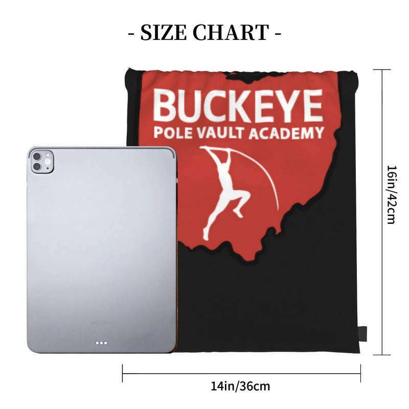Buckeye Pole Vault Academy Genți cu șnur originale Rucsacuri Geanta pentru bărbați Genți din pânză Geantă cu șnur Geanta cu șnur Rucsac