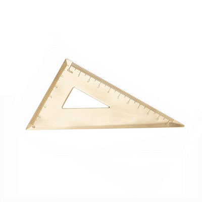 20 cm žalvario bangos tiesi liniuotė varinė banga mokyklinė vaikams dovanų rinkinys, matavimo įrankiai 15 cm18 cm metalinė varinė liniuotė Kanceliarinės prekės priedai