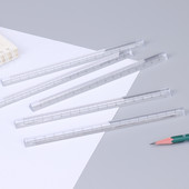 3 buc/lot 15 cm/20 cm Cadouri pentru studenți Riglă triunghiulară transparentă Riglă pentru sondaj de desen Riglă stereo pentru birou Papetarie Rechizite școlare