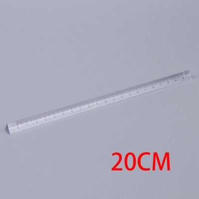 3 buc/lot 15 cm/20 cm Cadouri pentru studenți Riglă triunghiulară transparentă Riglă pentru sondaj de desen Riglă stereo pentru birou Papetarie Rechizite școlare