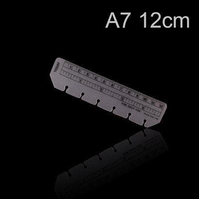 Ravnalo za oznake za prstenastu bilježnicu sa 6 rupa A5, osobni elastični alat za crtanje, mekana plastična pregrada za rokovnik, organizator, knjiga za crtanje