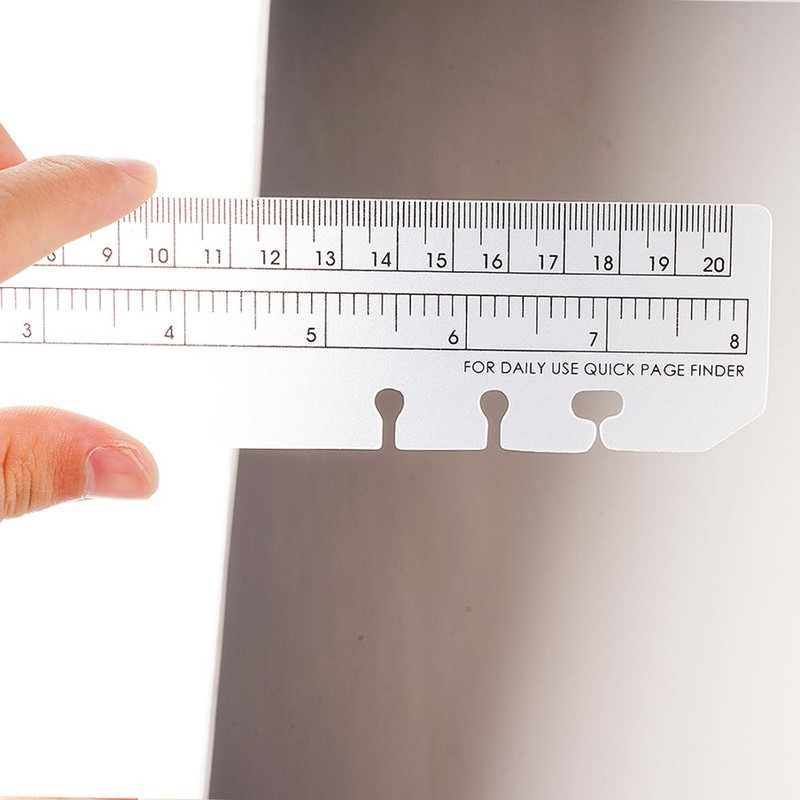 Ravnalo za oznake za prstenastu bilježnicu sa 6 rupa A5, osobni elastični alat za crtanje, mekana plastična pregrada za rokovnik, organizator, knjiga za crtanje