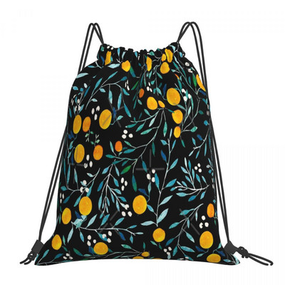 Oranges On Black 1 Torbe s uzicom Ruksaci Školska sportska torba Torba na rame Torbe s uzicom