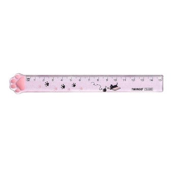 MOTARRO Cute Cat Paw Plastic Straight Rulers Kawaii School Supplies Office Planner Αξεσουάρ Βραβείο μαθητή