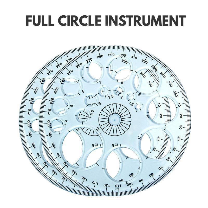 Többfunkciós geometriai vonalzó Geometriai rajzsablon mérőeszköz rajzvonalzókhoz Diákoknak iskolai irodaszerek