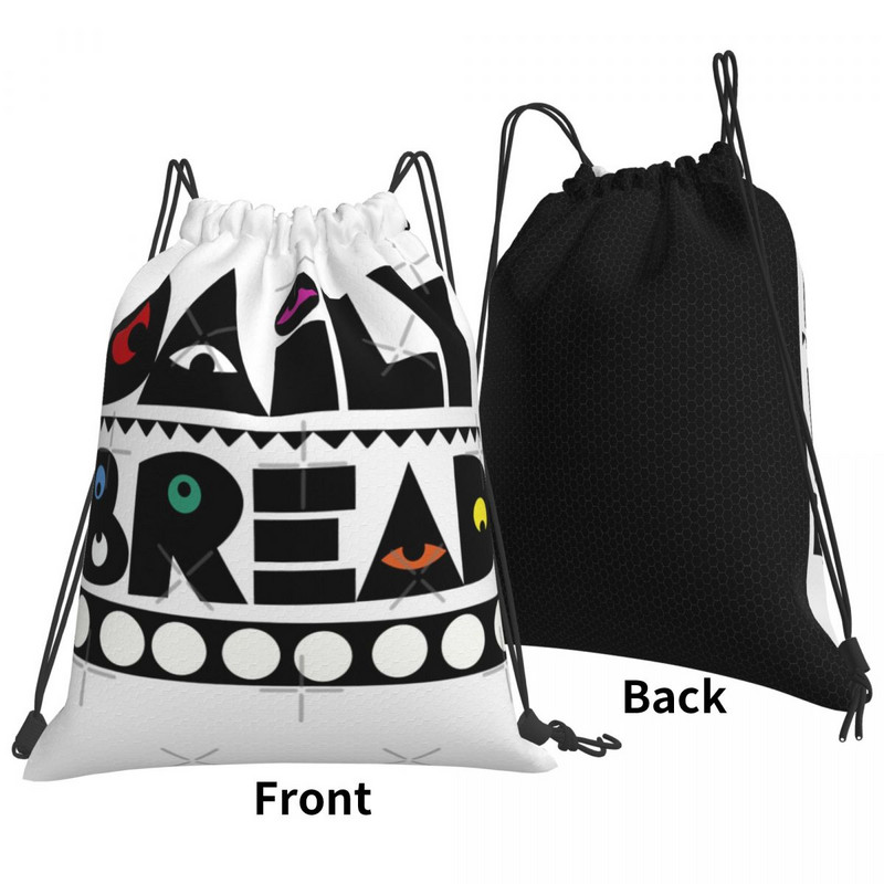 Napi kenyér húzózsinór táskák hátizsákok utazási egyedi táskák férfi hátizsák egyedi táska neve