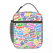 80. Smiješne ideje za 80. rođendan Proslava Nove godine Toplinski izolirana torba za ručak Muška posuda za pohranjivanje Kutija za hranu