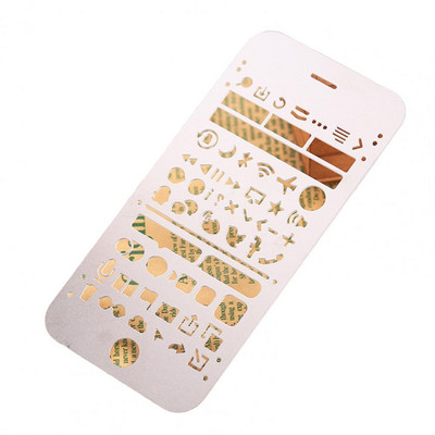 Πολλαπλές χρήσεις από ανοξείδωτο χάλυβα DIY Λεύκωμα Σχέδιο γκράφιτι για το σχολείο