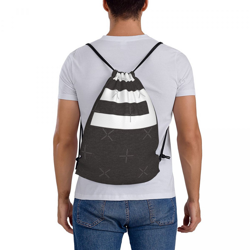 Fivess Tattoo Bijele torbe s uzicom Ruksaci Torba za djevojke Platnene torbe Torbe na rame Ruksak s vezom