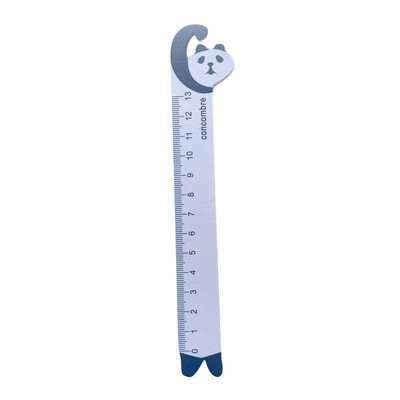 1 buc 15 cm riglă din lemn pentru papetărie pentru studenți riglă de măsurare broască panda animal cadou de aniversare recompensă instrument de desen rechizite școlare