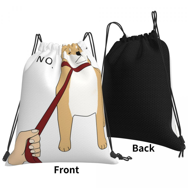 Shiba Inu Fără Genți cu șnur Rucsacuri Genți de mână Geantă personalizată Rucsac Bărbați Geantă mică din material textil