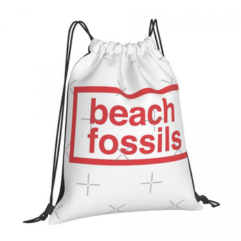 Beach Fossils Drawstring bag