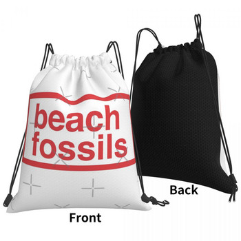 Beach Fossils Drawstring bag