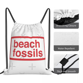 Beach Fossils Drawstring bag